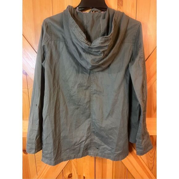 Madden Womens Jacket Size S Olive Green Army Utility Lightweight Hooded (1074) - Picture 5 of 5